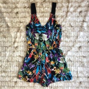 Nicole Miller Tropical Romper